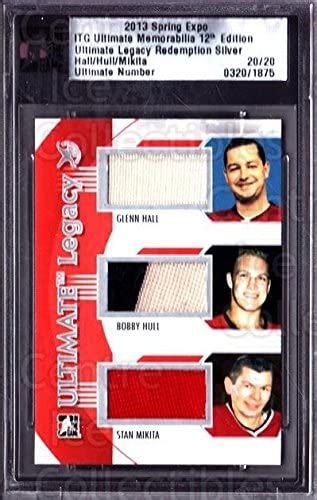 Amazon Glenn Hall Bobby Hull Stan Mikita Hockey Card 2013 ITG