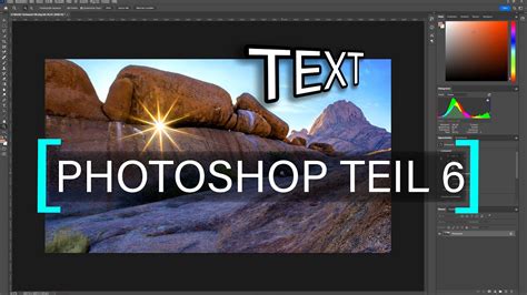 PHOTOSHOP Teil 6 Text einfügen Kontur Schatten und Verzerren YouTube