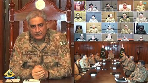 Corps Commanders Conference Chaired By Coas General Qamar Javed Bajwa