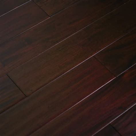 Mazzia Solid Hardwood Indo Mahogany Dark Ebony Distressed/Handscraped