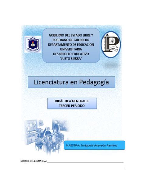 MANUAL DIDÁCTICA GENERAL II | PDF | Enseñando | Aprendizaje 