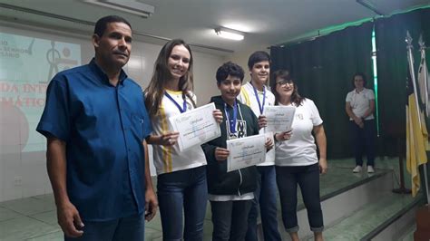 Olimpíada de Matemática 11 Colégio Nossa Senhora do Rosário Volta