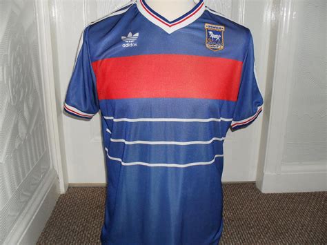 Ipswich Town Home Football Shirt 1984 1986 Sponsored By No Sponsor