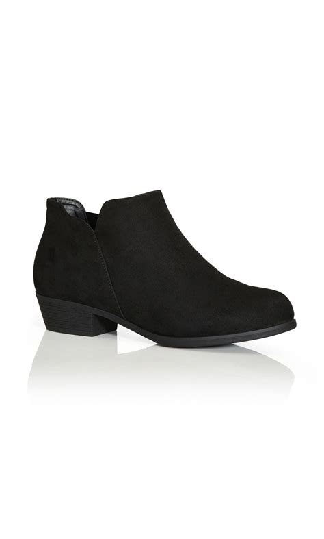 Cloudwalkers Women's Wide Fit Freisa Zip Ankle Boots - Walmart.com