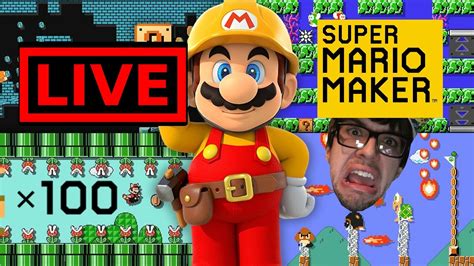 Live Super Mario Maker Expert Mario Challenge Youtube