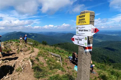 Bieszczady szlaki najpiękniejsze trasy mapy szlaków opisy parkingi