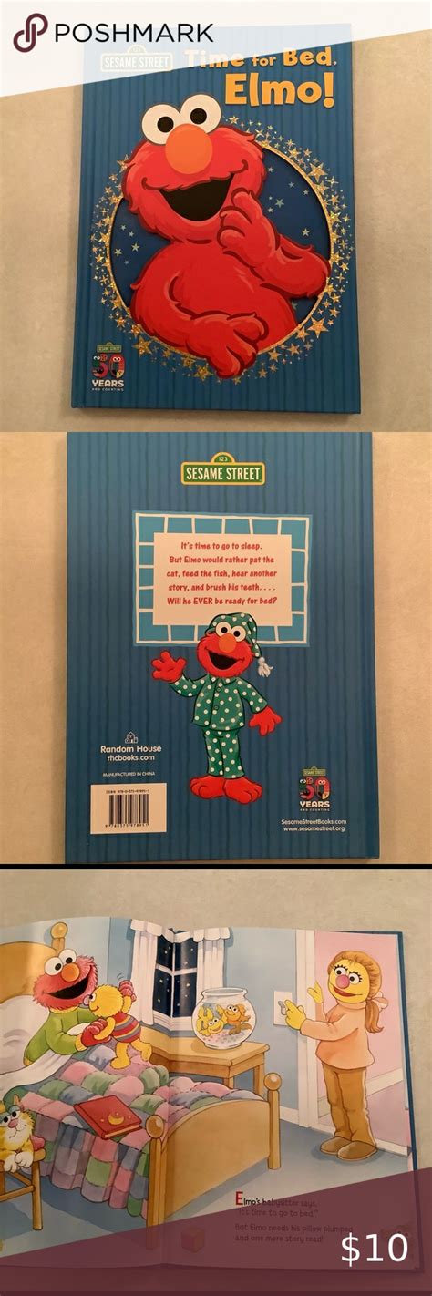 Sesame Street “Time for Bed Elmo!” book | Elmo books, Elmo, Sesame street