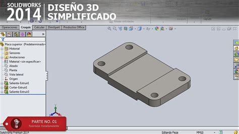 Solidworks Tutorial Modelado Y Ensamble Parte Youtube