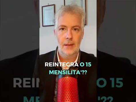 REINTEGRA O 15 MENSILITA YouTube