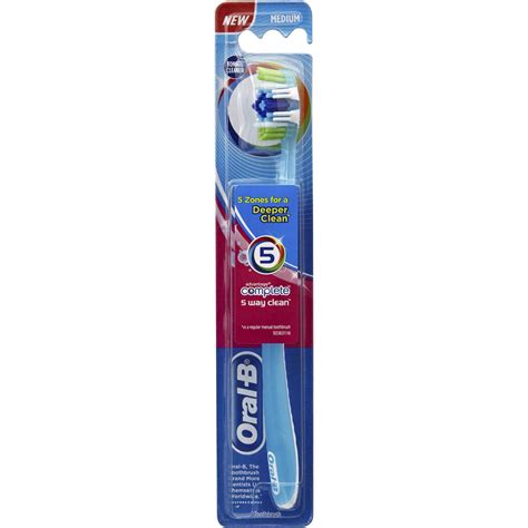 Oral B Complete Way Clean Toothbrush Med Each Woolworths