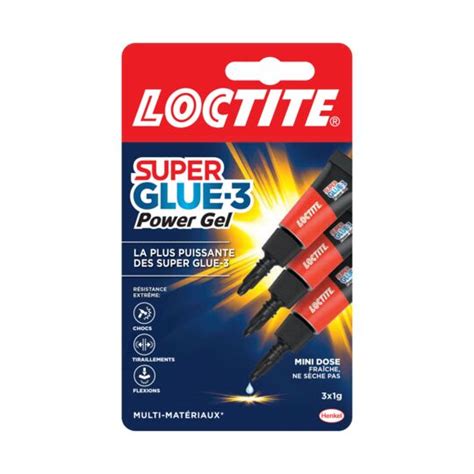 Colle Super Glue Power Flex Loctite Les Tubes De G Prix Carrefour