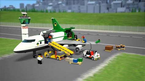 Lego City 60022 Cargo Terminal Lego 3d Review Youtube