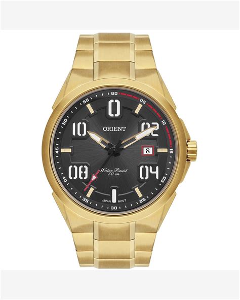 Riachuelo Rel Gio Orient Masculino Ref Mgss P Kx Casual Dourado