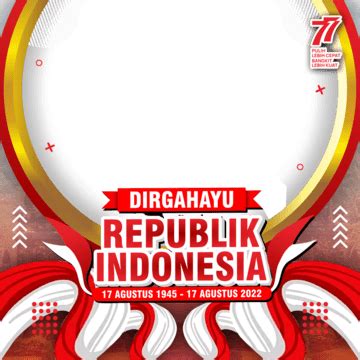 indonesian independence day vector art png hut ri twibbon aka