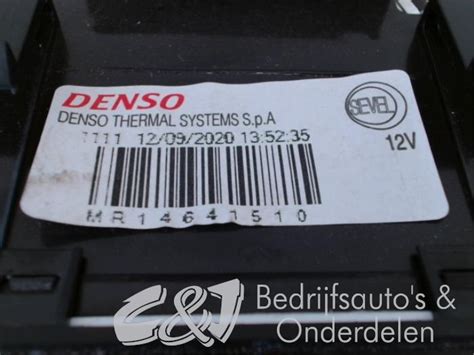 Heater Control Panel Peugeot Boxer 2 2 Blue HDi 165 72000500 DENSO