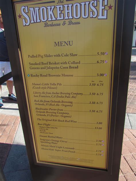 Smokehouse Menu Smokehouse Menu Smoked Beef Brisket Jalapeno Cornbread