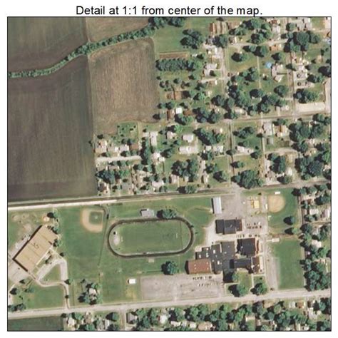 Aerial Photography Map of Virden, IL Illinois