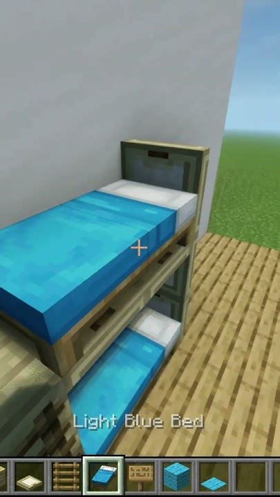 Bunk Bed In Minecraft Shorts Youtube