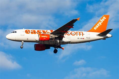 Easyjet Passenger Plane At Airport Schedule Flight Travel Aviation