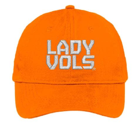 Lady Vols Tennessee Lady Vols Jersey Font Adjustable Hat Orange