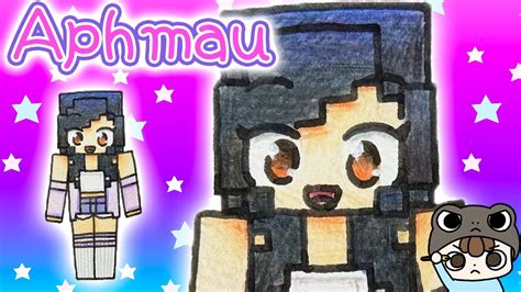 How To Draw Aphmau Step By Step Minecraft Youtube