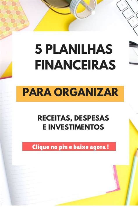 Finan As Pessoais Planilhas Para Organiza O Financeira Baixe E