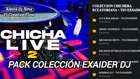 CHICHA MIX MARGARITA LUGUE VERÓNICA BOLAÑOS COLECCIÓN EXAIDER DJ