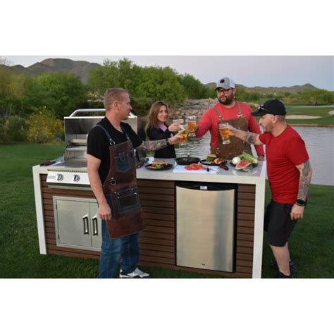 Kokomo Grills Classic Shiplap Waterfall Edge 4 Burner Propanenatural