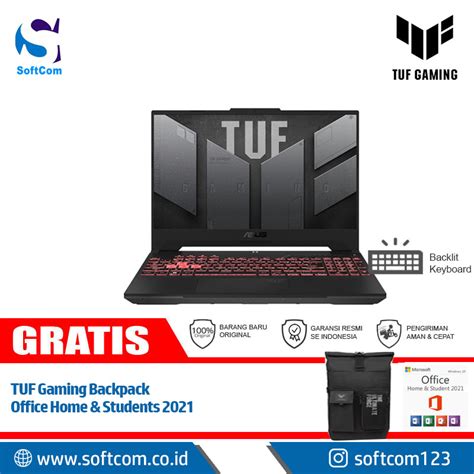 Asus Tuf A15 Fa507re R7r5b7g O Amd Ryzen 7 6800h16gb512gb Ssdvga 4gb156win 11 Homeohs