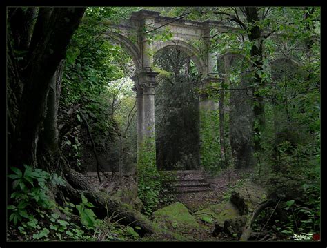 Forest Ruins by HeliusFlame on DeviantArt