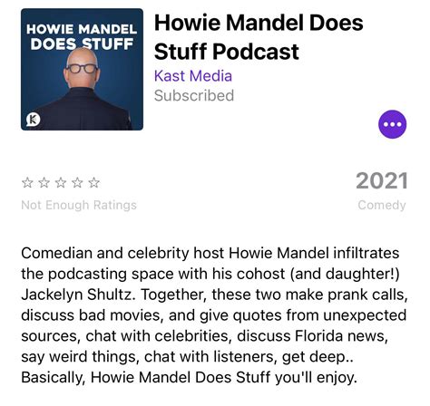 Howie Mandel's new podcast 'Howie Mandel Does Stuff Podcast' the new ...