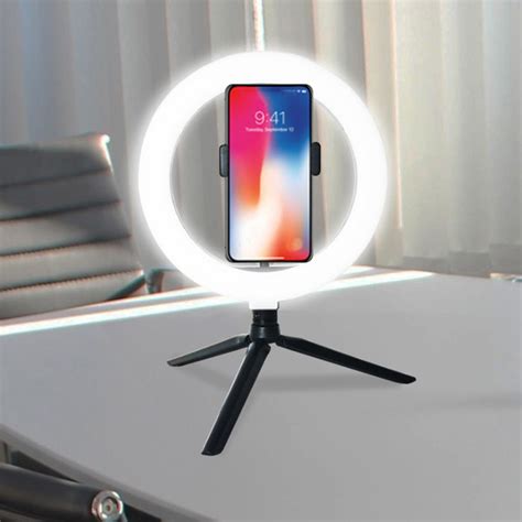 Aro De Luz Cm Tr Pode Mesa Clip Celular Led Tonos Niv Jd Market