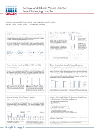 Sensitive And Reliable Variant Detection From Challenging Samples Pdf