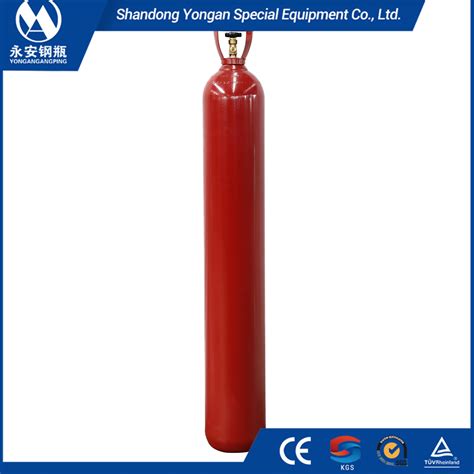 50L 166 7bar 6 2mm Tped ISO 9809 High Pressure Vessel Seamless Steel