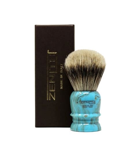 Zenith Shaving Brush Mm Silvertip Manchurian Badger Blade Shaving