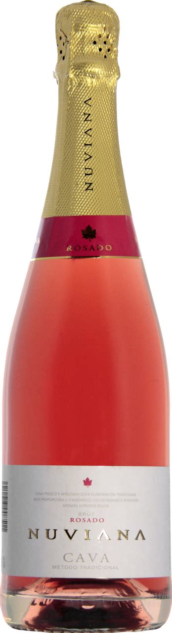 Вино игристое Codorniu Nuviana Cava Rosado розовое брют 0 75л купить