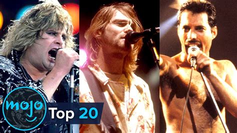 Top Greatest Rock Frontmen Of All Time Youtube