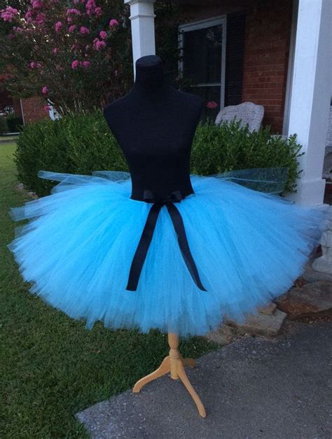 Extremely Full Solid Light Blue Tutu Waist Up To 34 1 2 Etsy Blue