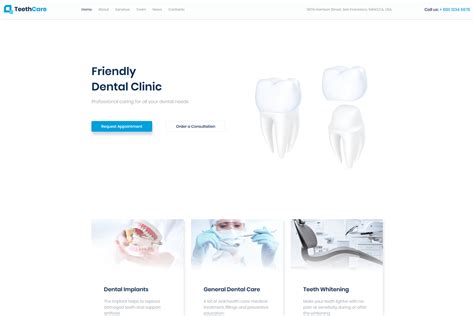 Dental Web Template for Dentistry - MotoCMS