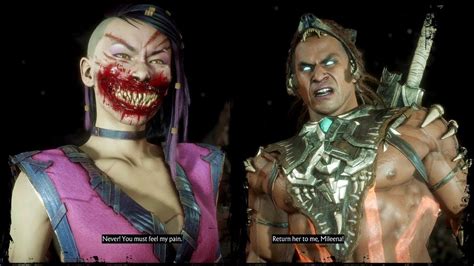 Mileena V Kotal Kahn Dialogues Mortal Kombat 11 Youtube