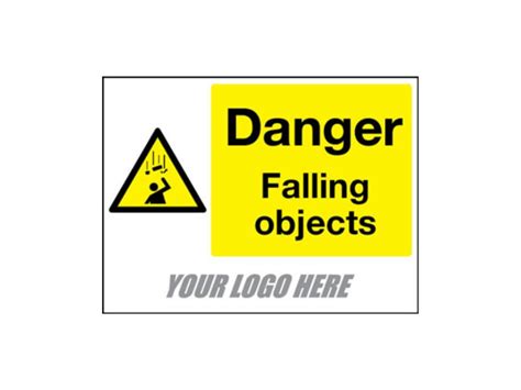 Danger Falling Objects Sign Hazard Signs Safe Industrial