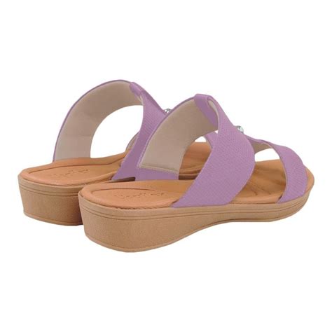 Tamanco Usaflex Plataforma Tress Feminino Roxo