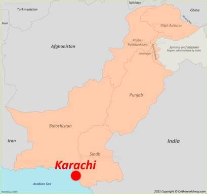 Karachi Map | Pakistan | Maps of Karachi