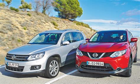 Nissan Qashqai Vs Vw Tiguan Vergleich Der Suv Autozeitung De