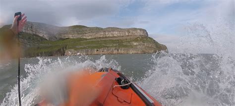 Llandudno Lifeboat Launched To Search For Person In Peril Rnli