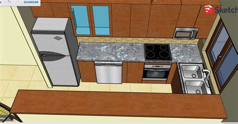 COCINA SKETCHUP