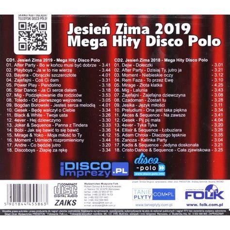 Disco Polo Mega Hits Jesień Zima 2019 2CD eMAG ro