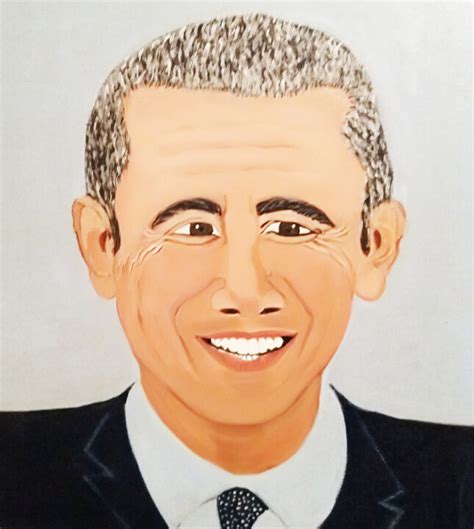 Official Obama Portrait Painting