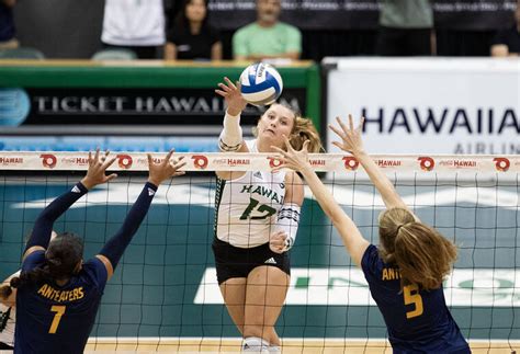 Hawaii Womens Volleyball Sweeps Uc Irvine Honolulu Star Advertiser