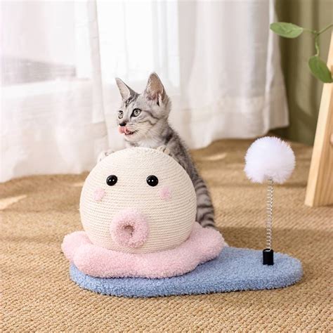 Cat Scratching Ball Cute Octopus Shaped Cat Scratcher Cat Toys Pet